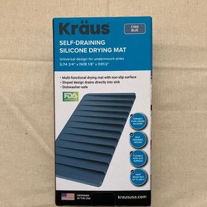 Kraus Self-Draining Silicone Drying Mat